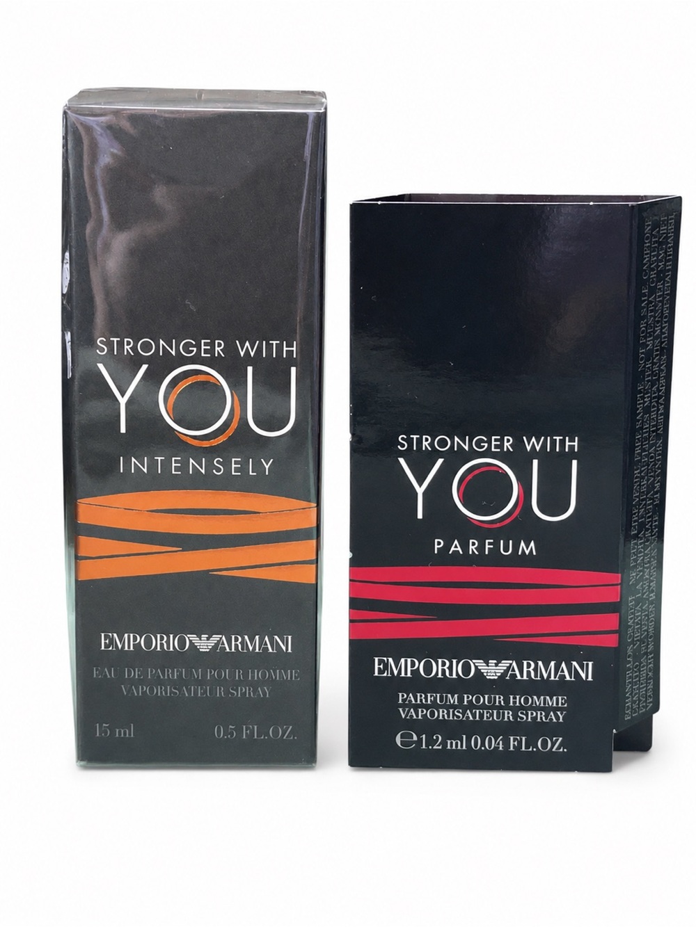 ✨ Emporio Armani Stronger With You Fragrance Set 15mL + 1.2mL Sample NIB